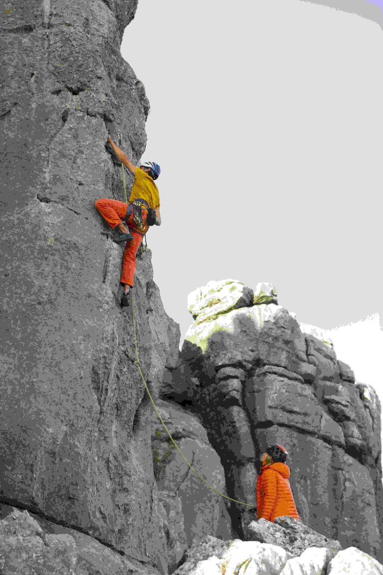 Rock climbing fear of height