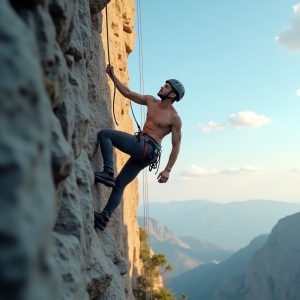 Multi-pitch rock climbing