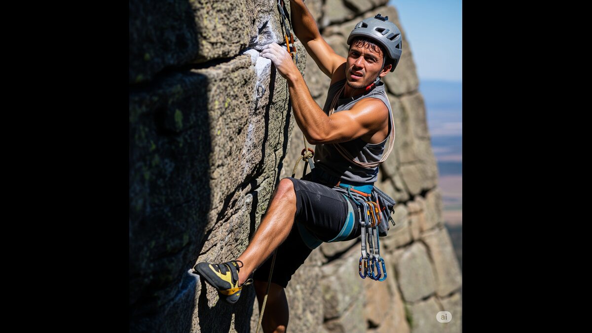 Rock climbing calories burnes